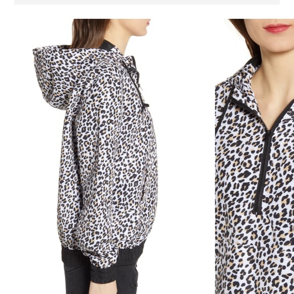 Vigoss leopard print quarter zip rain coat - Picture 3 of 7